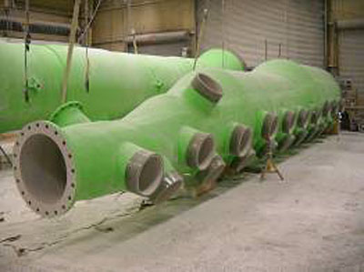 FRP Pipe for Power Plants & Flue-gas Desulfurization